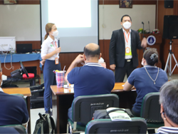 กล่าวต้อนรับพร้อมแนะนำวิทยากร และกิจกรรมฝึกอบรม